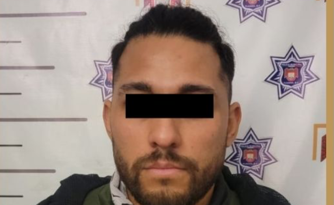 Jorge Alexis “N”, el detenido por la Policía Municipal de Tijuana.