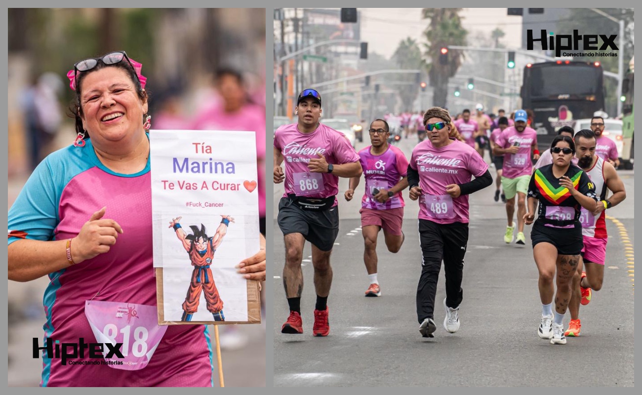 Más de mil 500 personas corren contra el cáncer de mama en Tijuana