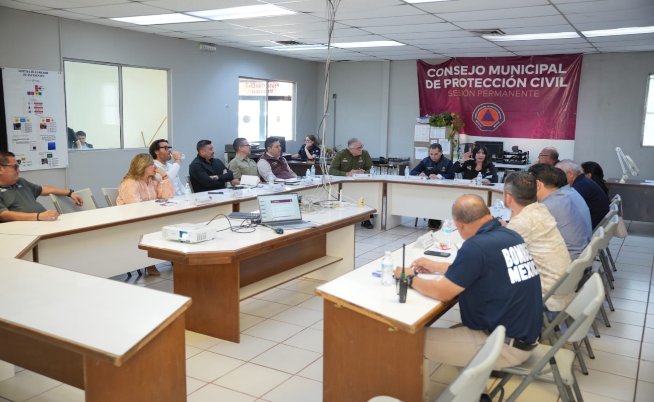 Sesiona Consejo Municipal de Protección Civil en Mexicali