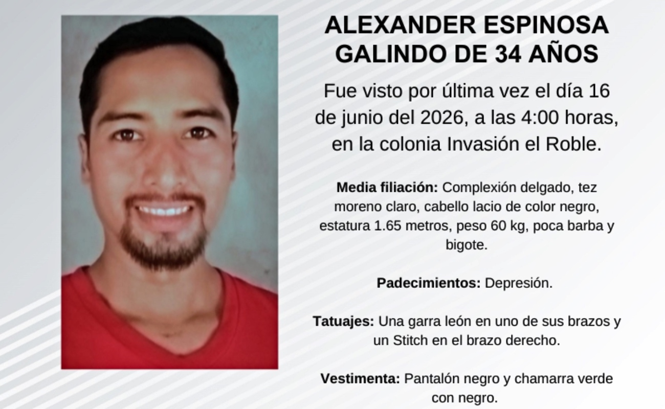 Pesquisa de Alexander Espinosa Galindo de 34 años