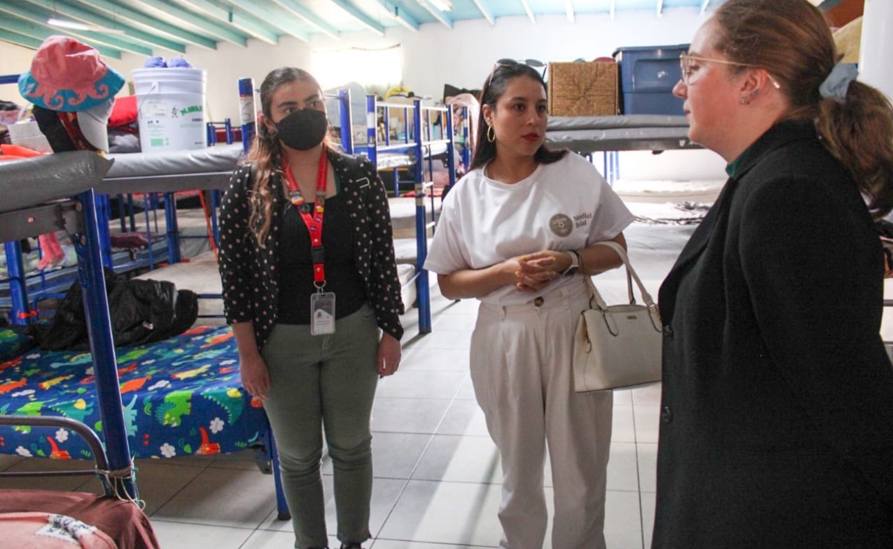 Recorren albergues de Tijuana; dan seguimiento a condición de salud de migrantes