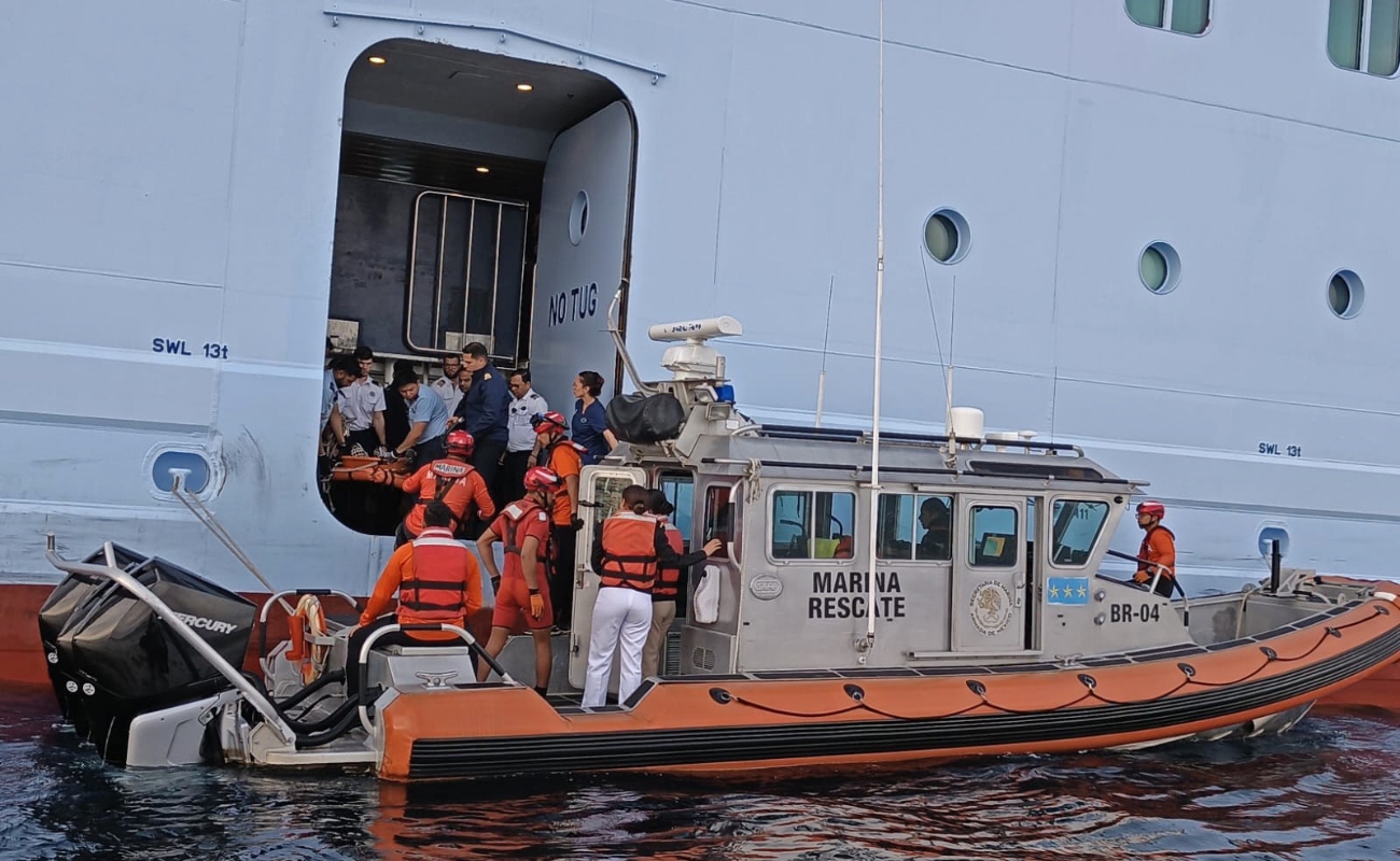 El rescate se dio en las inmediaciones de la Bahía de Ensenada.