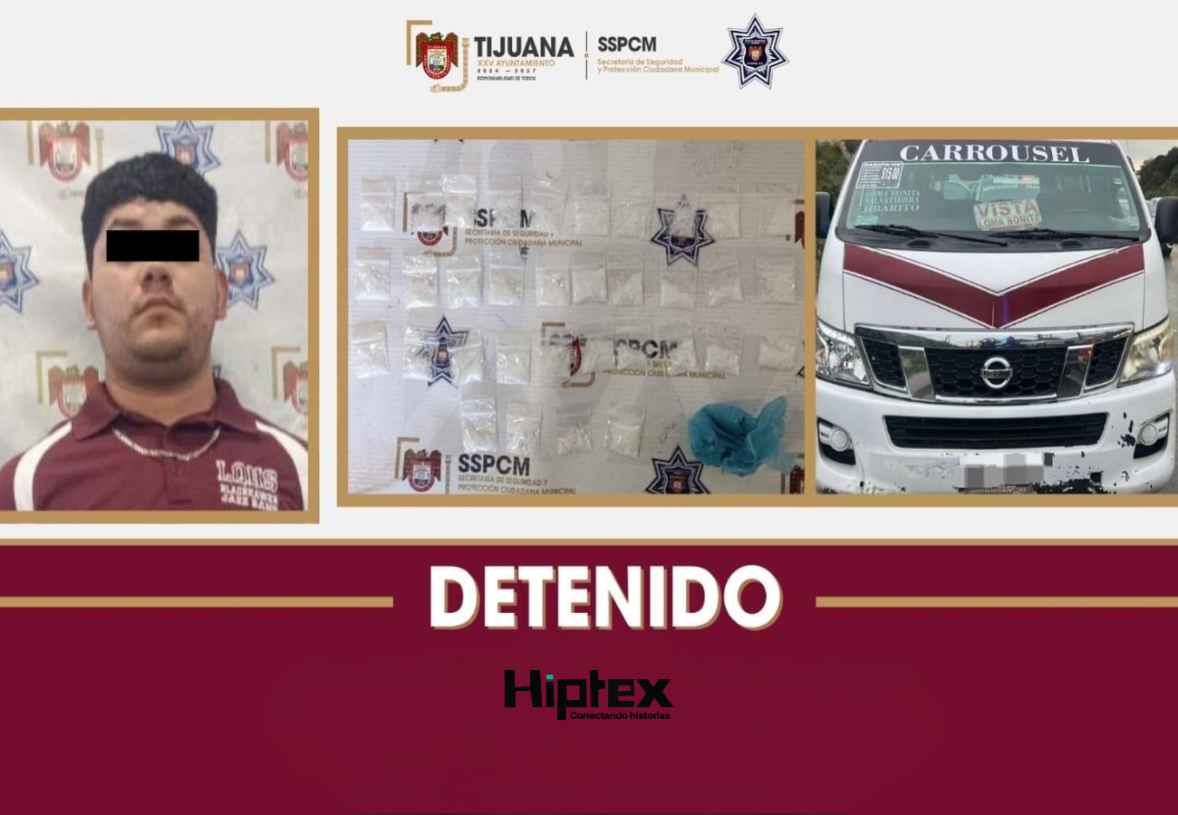 Asegura Policía Municipal a sujeto por posesión de presunta droga