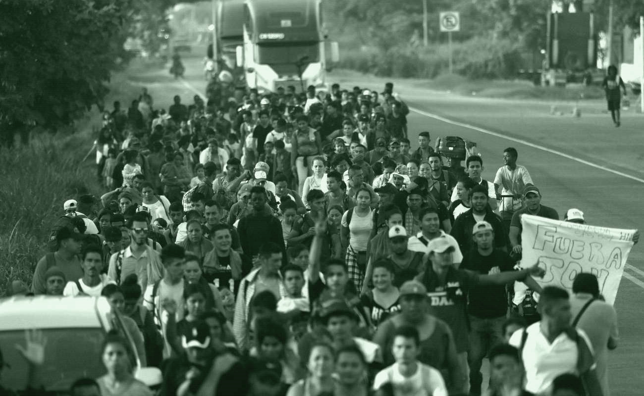 La nueva caravana tiene como meta llegar a la frontera con Estados Unidos para ingresar a esa país sin documentos.