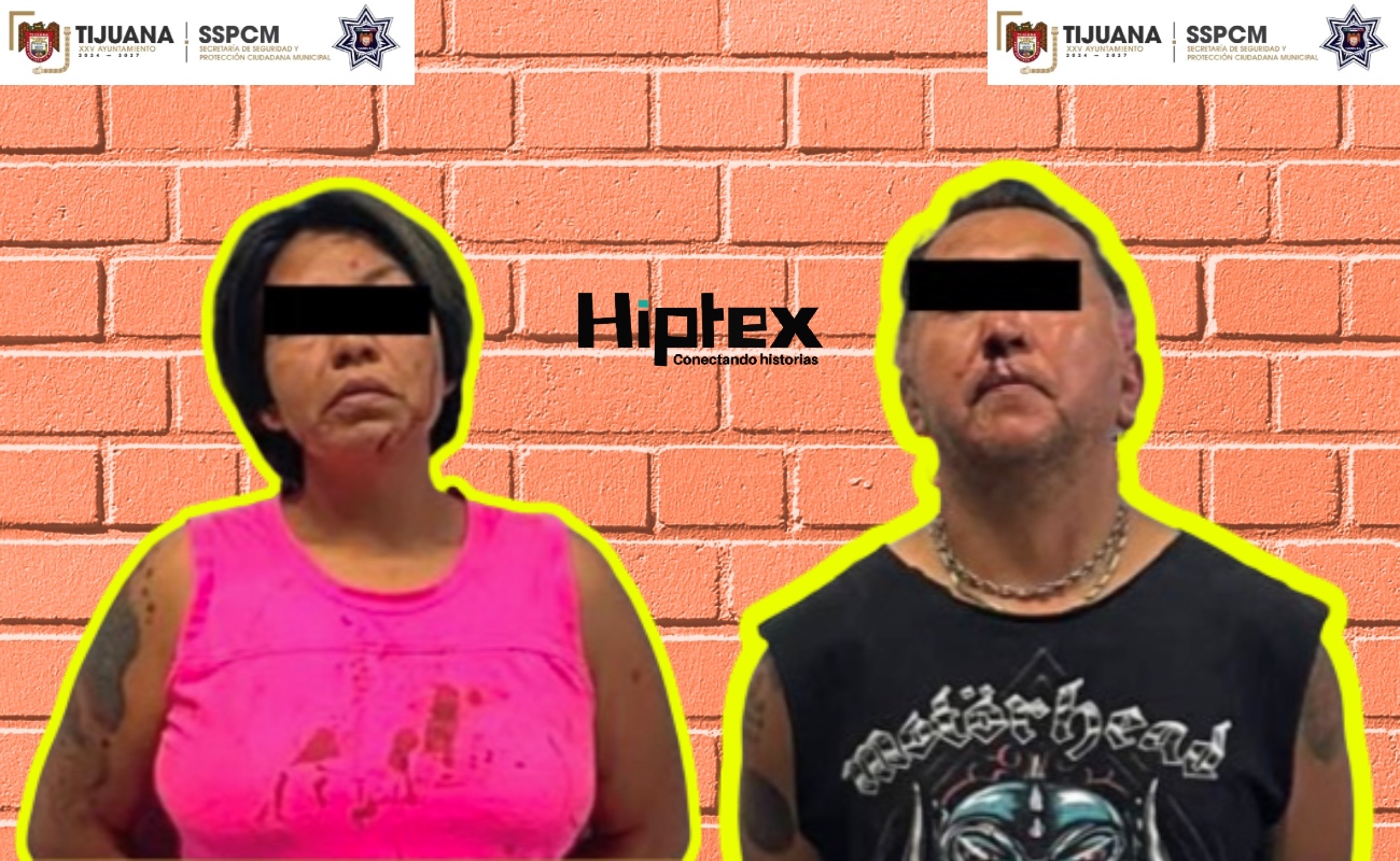 Arturo “N”, de 48 años de edad, y Maricela “N”, de 46 años, detenidos.