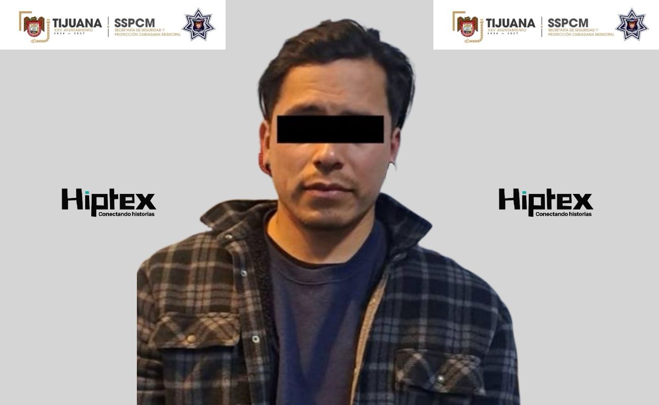 Detiene Policía Municipal de Tijuana a sujeto por violencia familiar