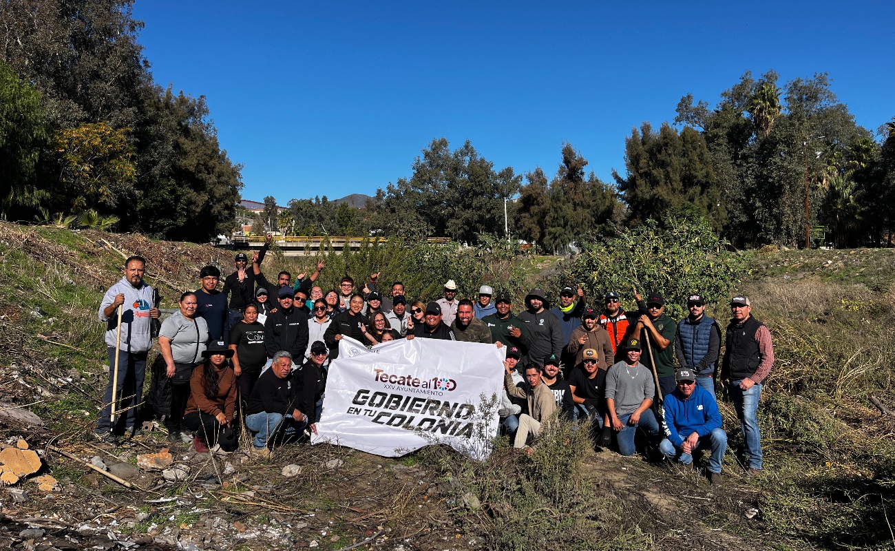 Realizan Macro Jornada de Limpieza en el Río Tecate