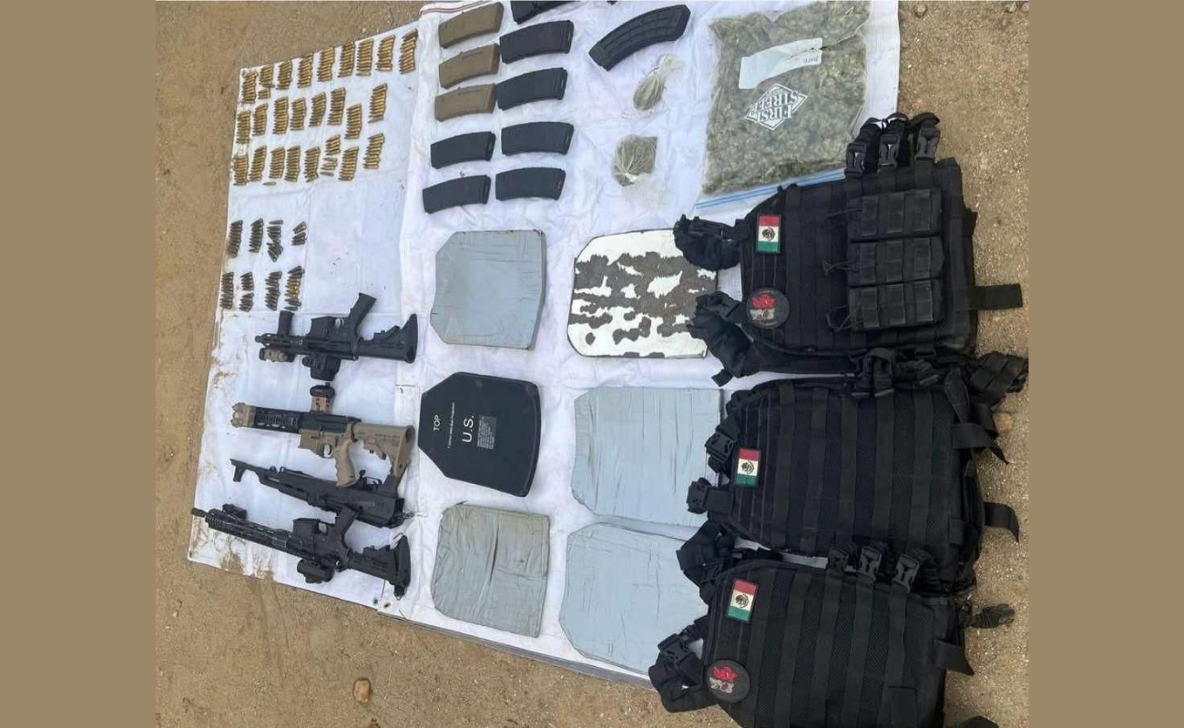 La SSCBC detuvo a 10 objetivos delictivos prioritarios y decomisó 472 armas de fuego en 2025.