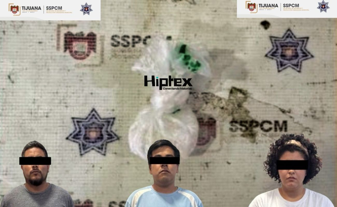 Detiene Policía Municipal a tres personas con drogas sintéticas