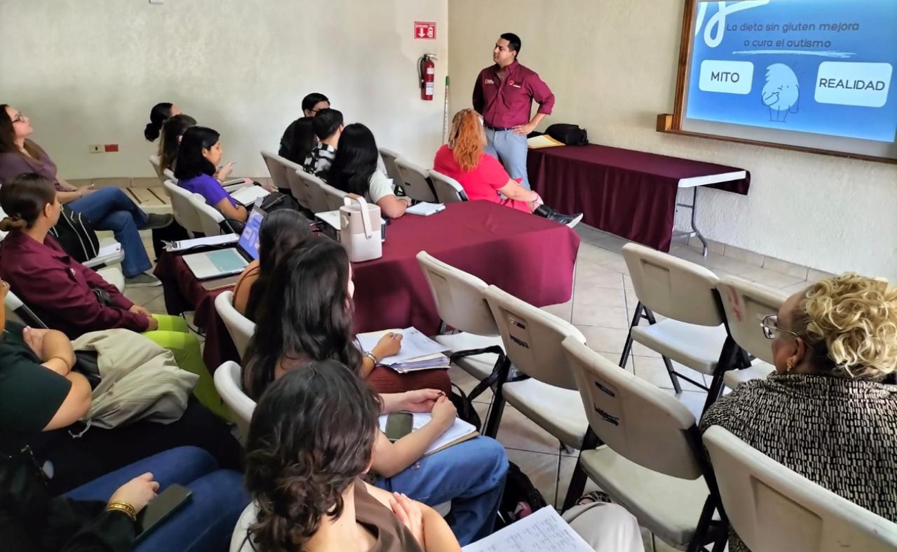 Capacita DIF BC a personal especializado en nutrición infantil para personas con autismo