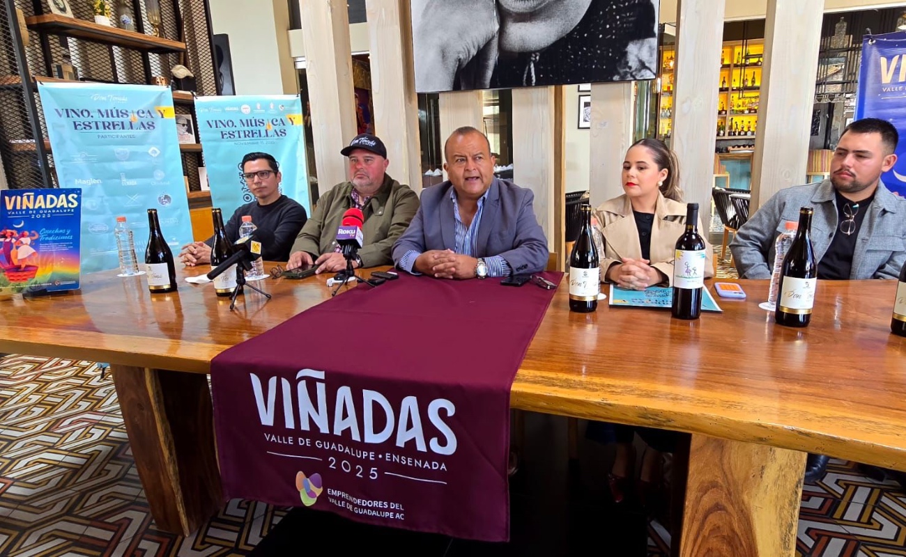 “Vino, Música & Estrellas” el décimo segundo evento de “Viñadas 2025” en el Valle de Guadalupe