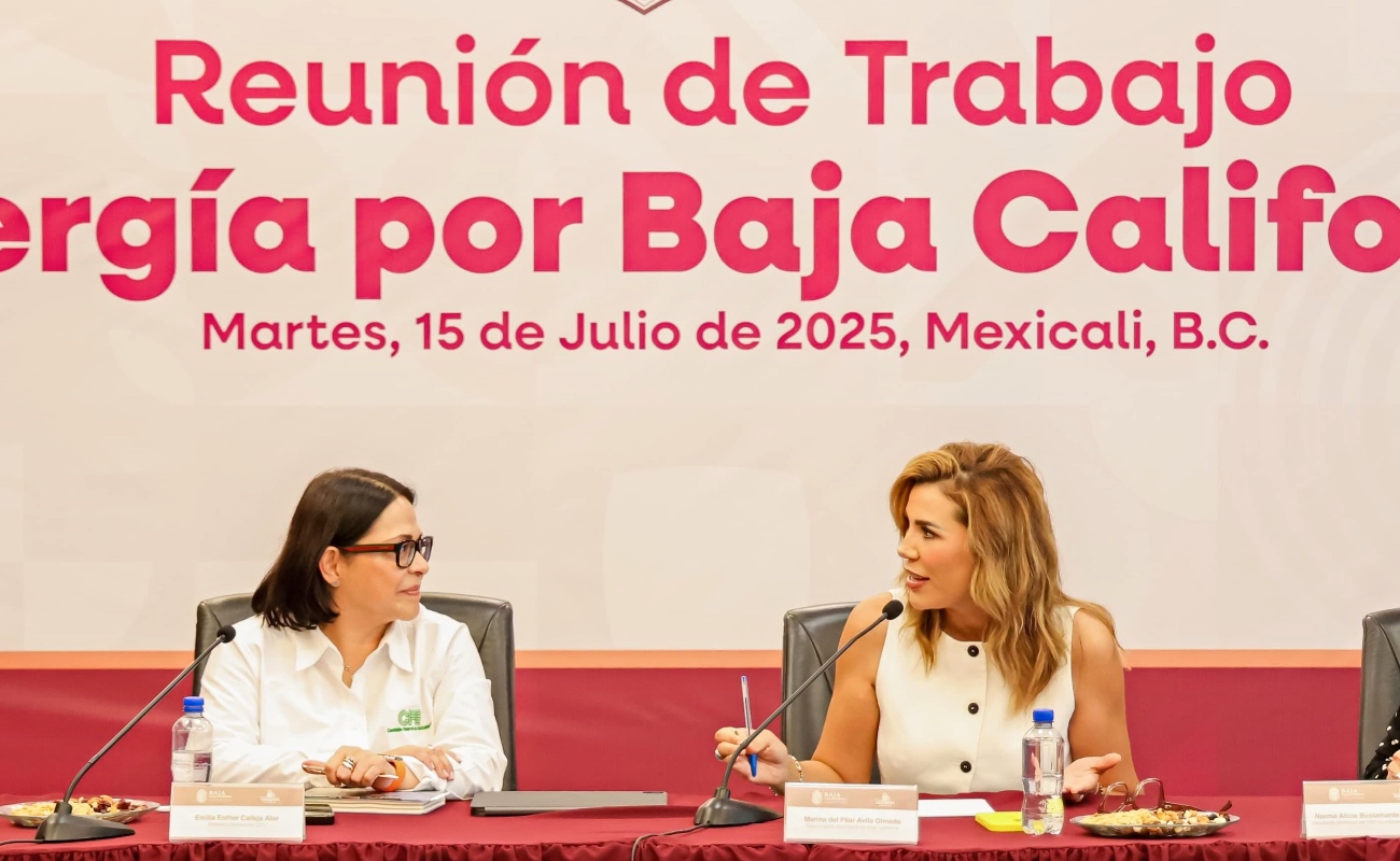 Destaca inversión en energía eléctrica para BC durante gobierno de Marina del Pilar