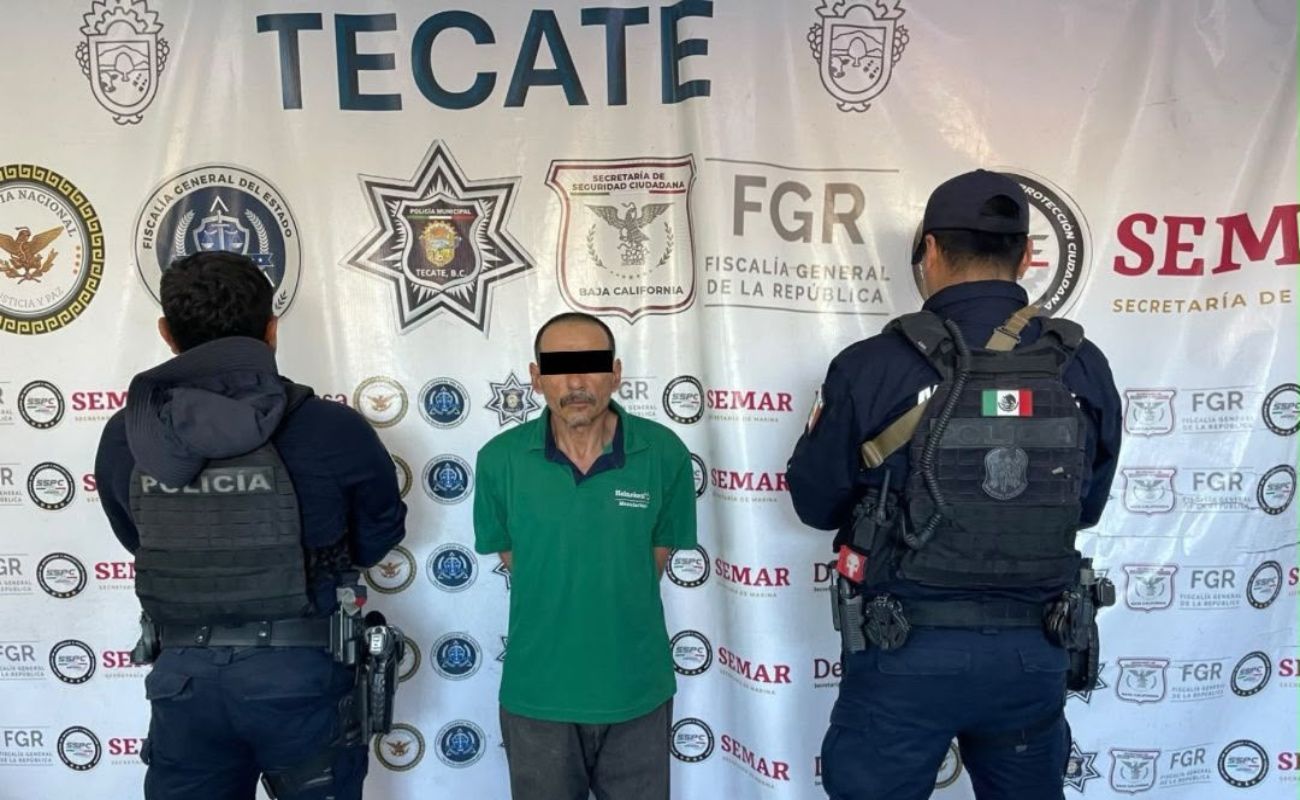 Rafael “N”, de 54 años de edad, contaba con una orden de aprehensión vigente.
