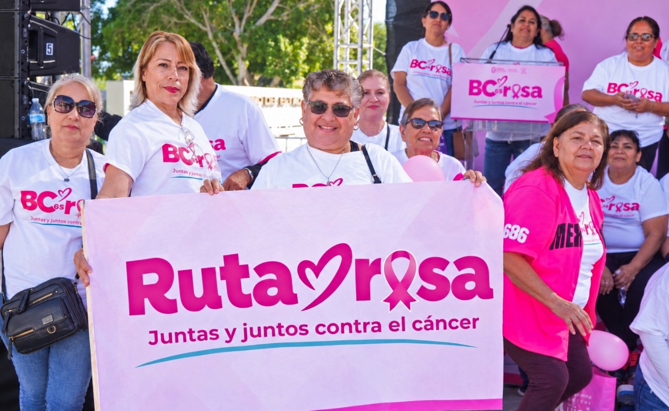 Continúa la ruta rosa en Baja California con servicios gratuitos de mastografía