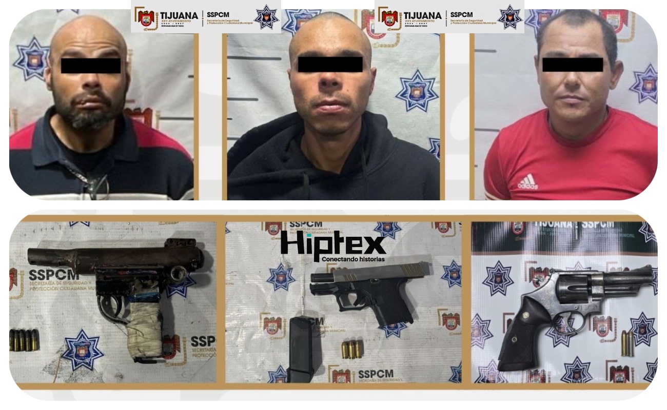 Las tres personas fueron puestas a disposición de la autoridad competente.