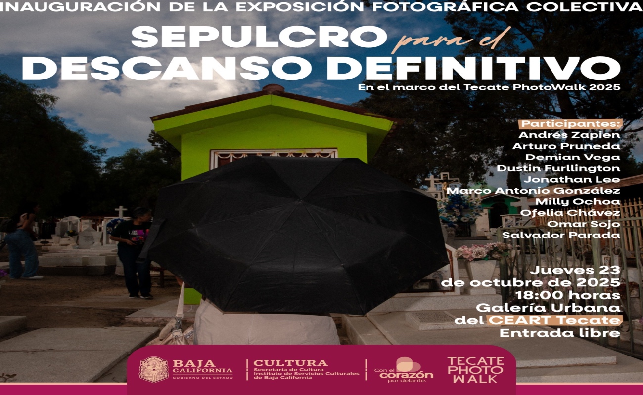 Inauguran “Sepulcros para el descanso definitivo” en CEART Tecate