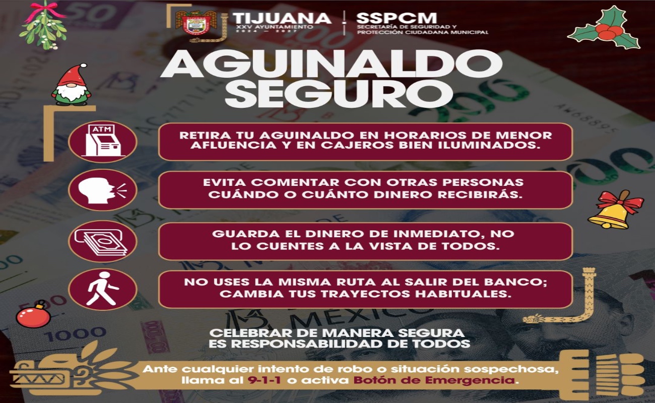 Exhorta a la ciudadanía a denunciar de manera oportuna mediante la aplicación Botón de Emergencia.