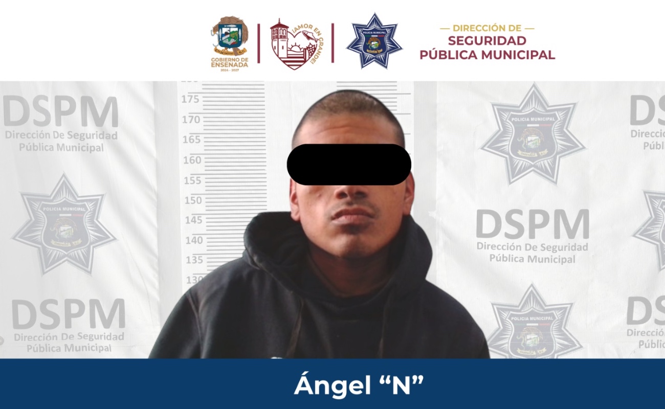 Angel “N” fue sorprendido al interior del domicilio.