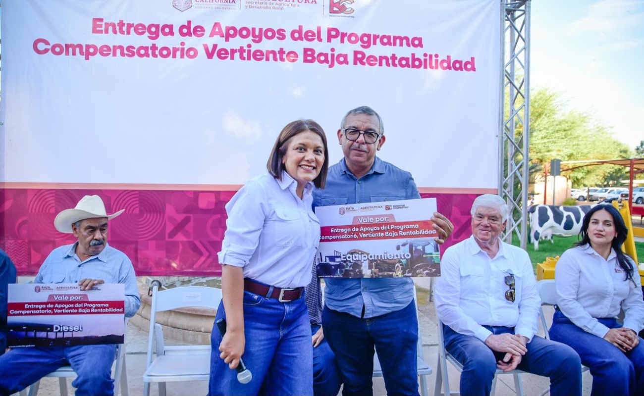 Apoya BC al sector agropecuario con implementos e insumos