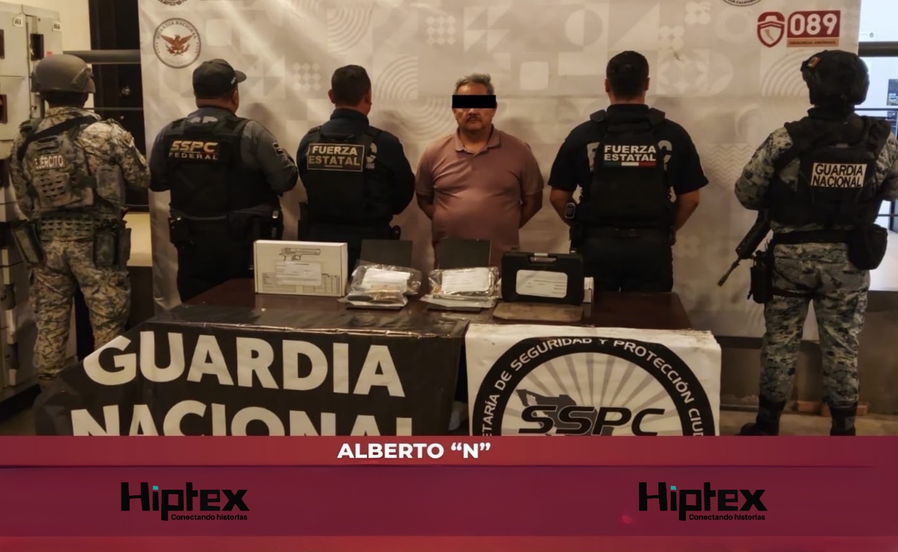 Aseguran armas en operativo de la FESC; hay un detenido
