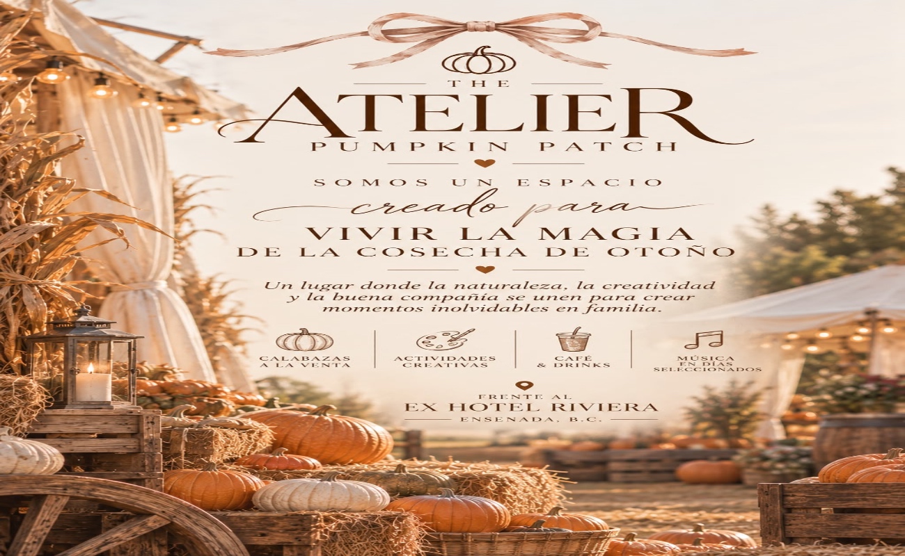 Invita The Atelier Pumpkin Patch a vivir la magia del Otoño en Ensenada