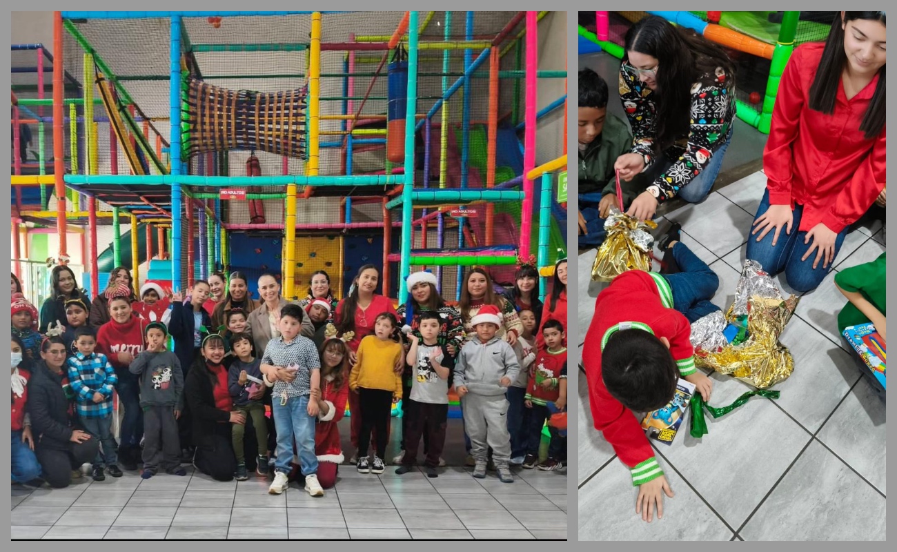 Niñas y niños convivieron con sus maestros sombra en una jornada de juegos y alegría.