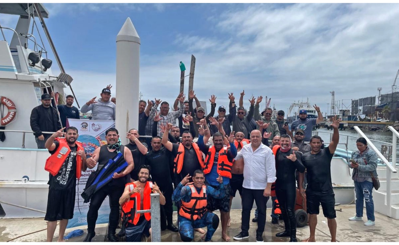Concluyen más de 130 pescadores y prestadores de servicios turísticos capacitación teórica-prácticas