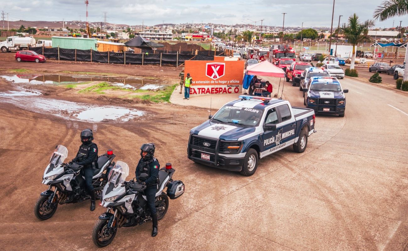 Implementan operativo de seguridad por Halloween y Día de Muertos en Playas de Rosarito