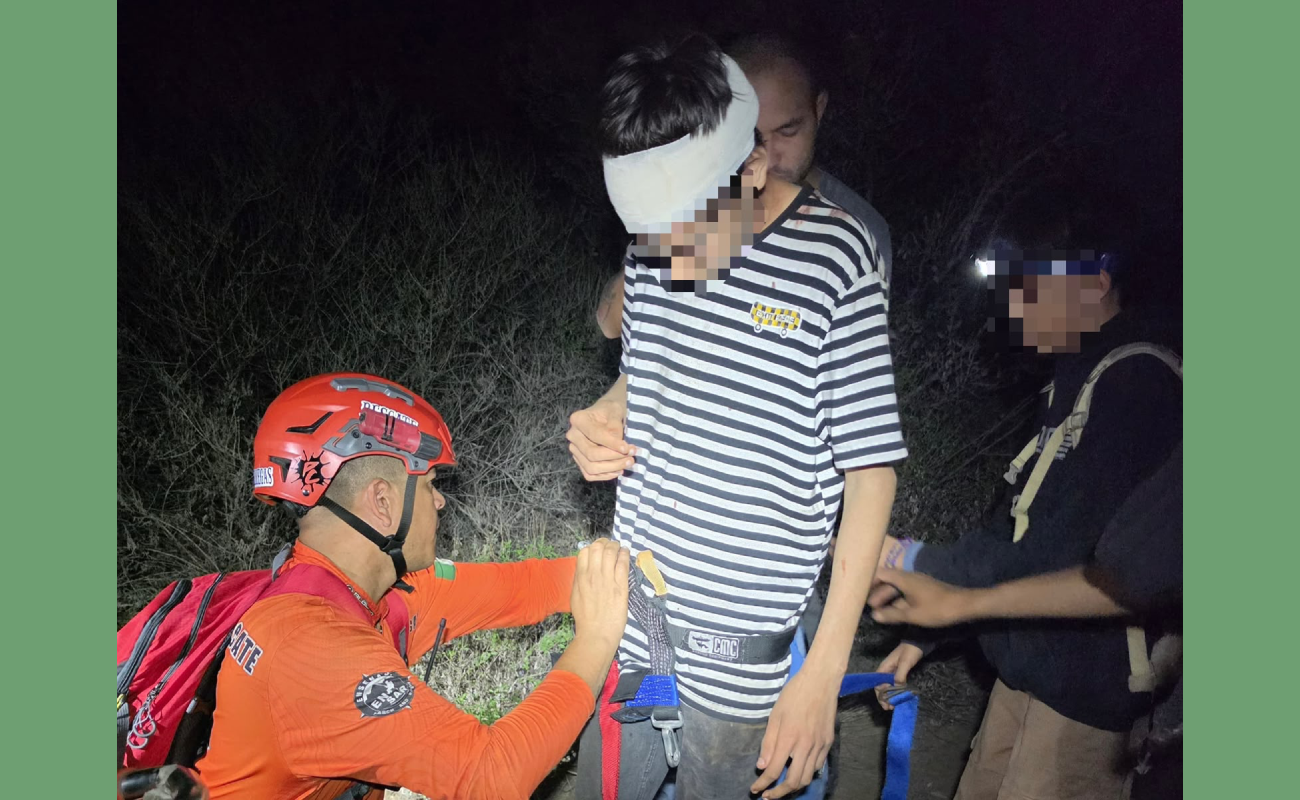 Rescatan a menor de 13 años extraviado Las Cascadas