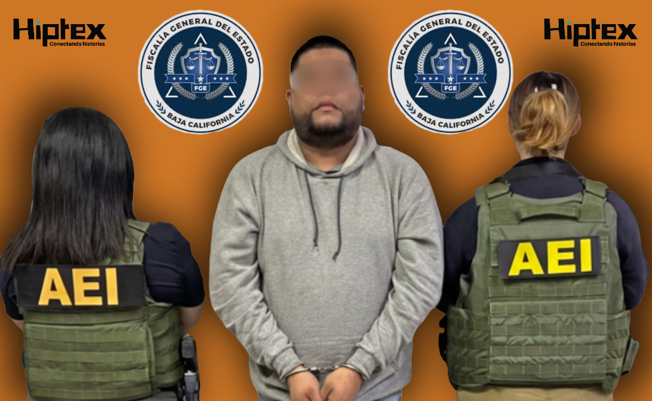 Agentes de la Fiscalía de Baja California realizaron la aprehensión.