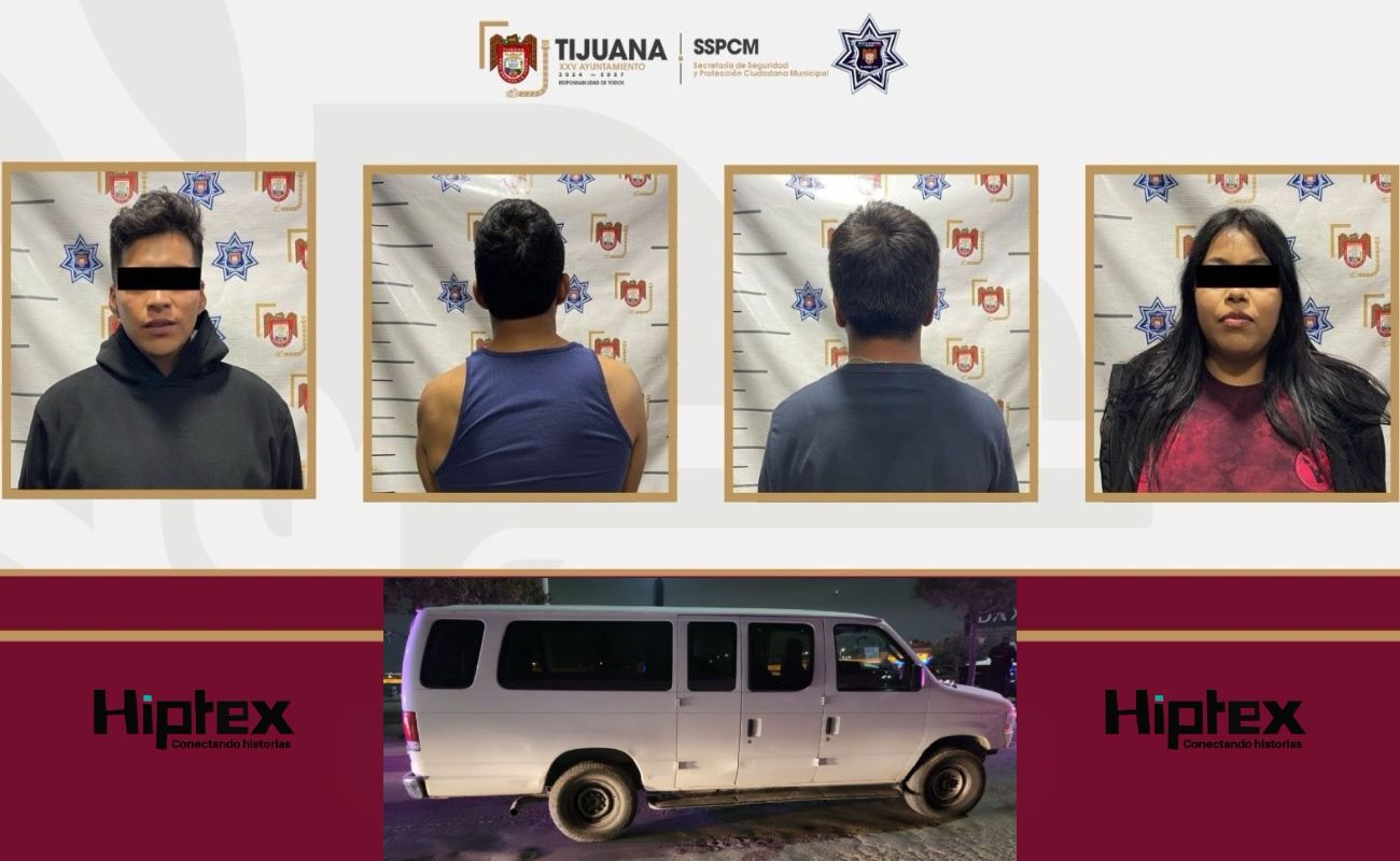 Asegura Policía Municipal a cuatro personas por presunto delito de privación de la libertad