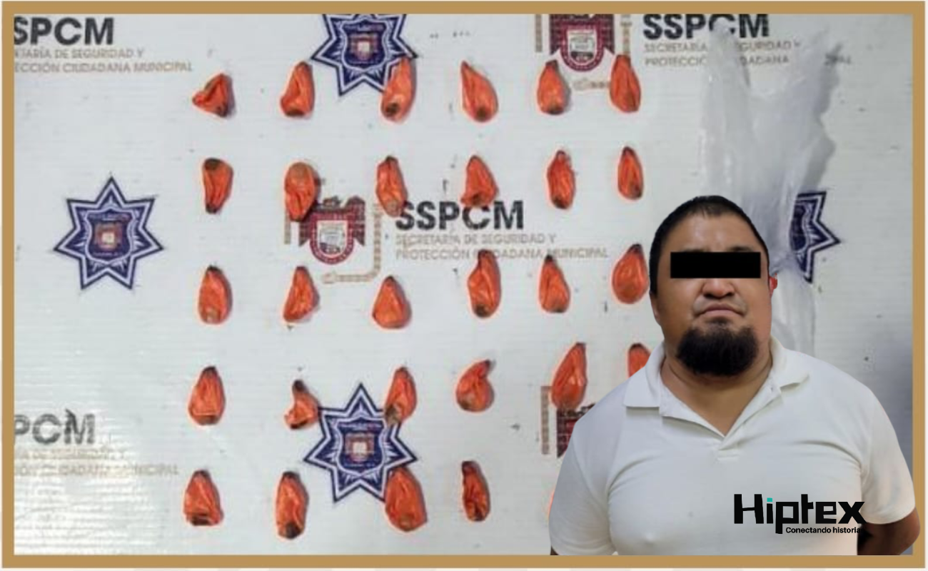 Francisco ‘N’, de 41 años de edad, alias ‘El Pipope’, ‘Falcón’ y ‘El Bonito’, fue el detenido por la Policía Municipal de Tijuana.