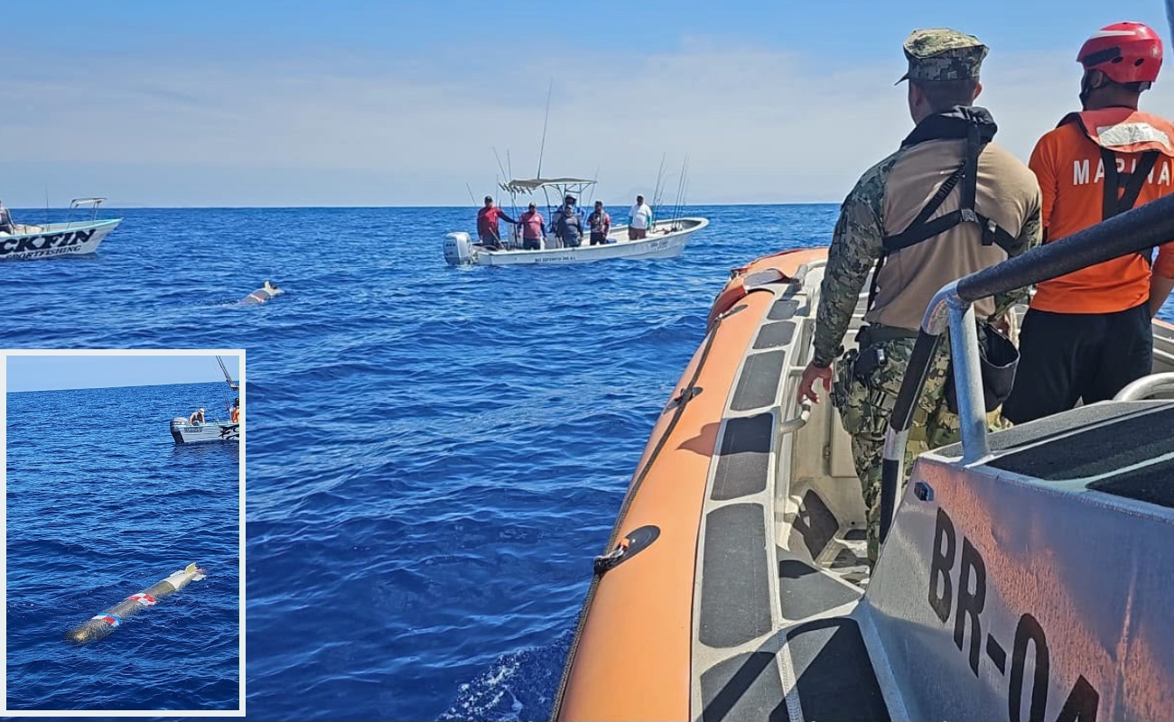 Confirma Marina recuperación de torpedo de prácticas para guerra antisubmarina en Ensenada