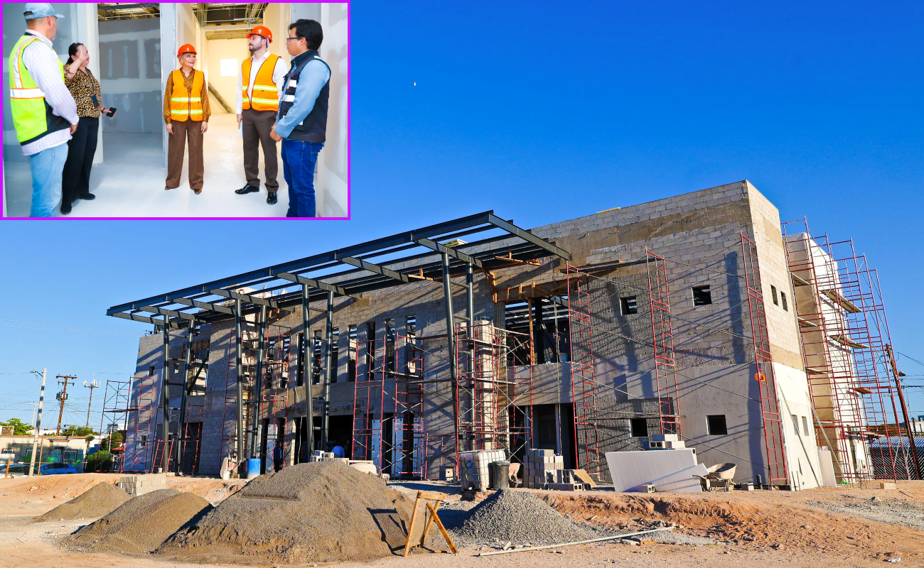 Avanza la construcción del edificio de Investigación Violeta
