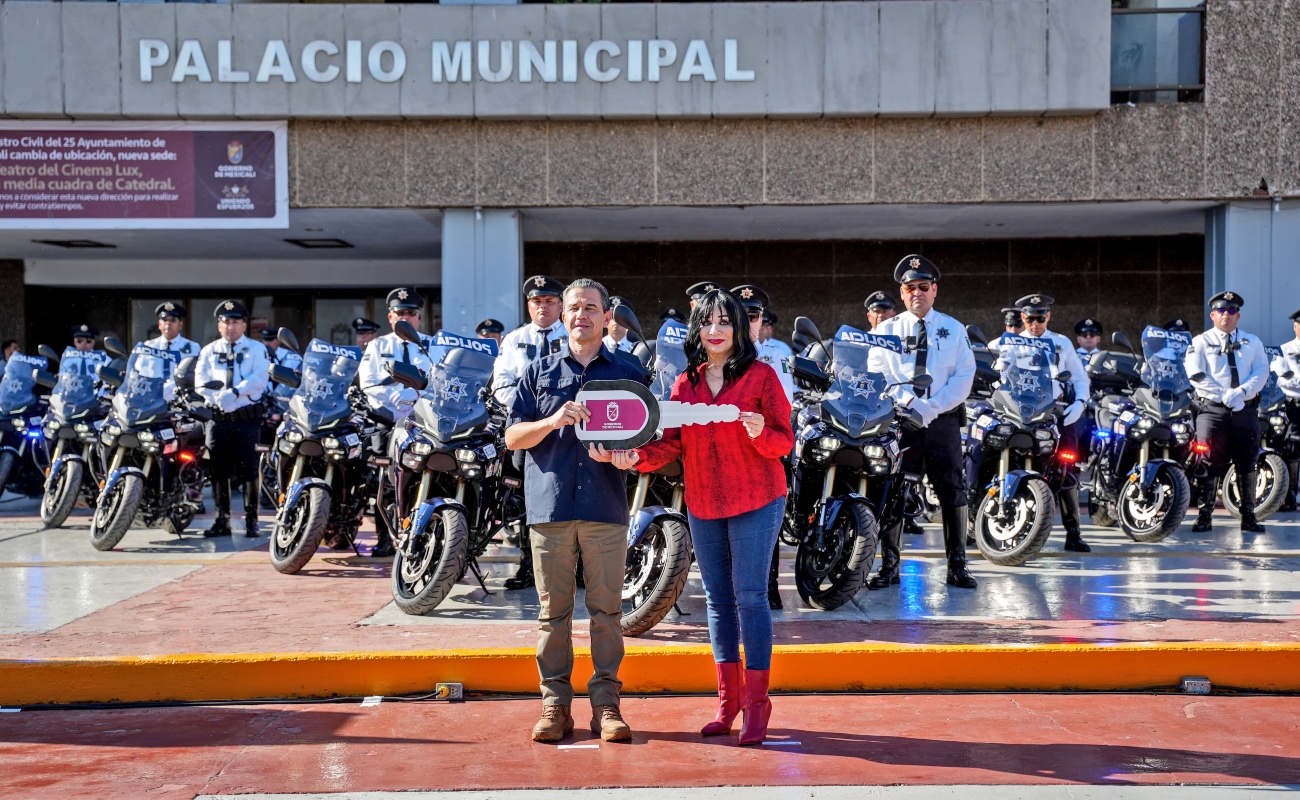 Refuerzan Transito con 25 motos en Mexicali