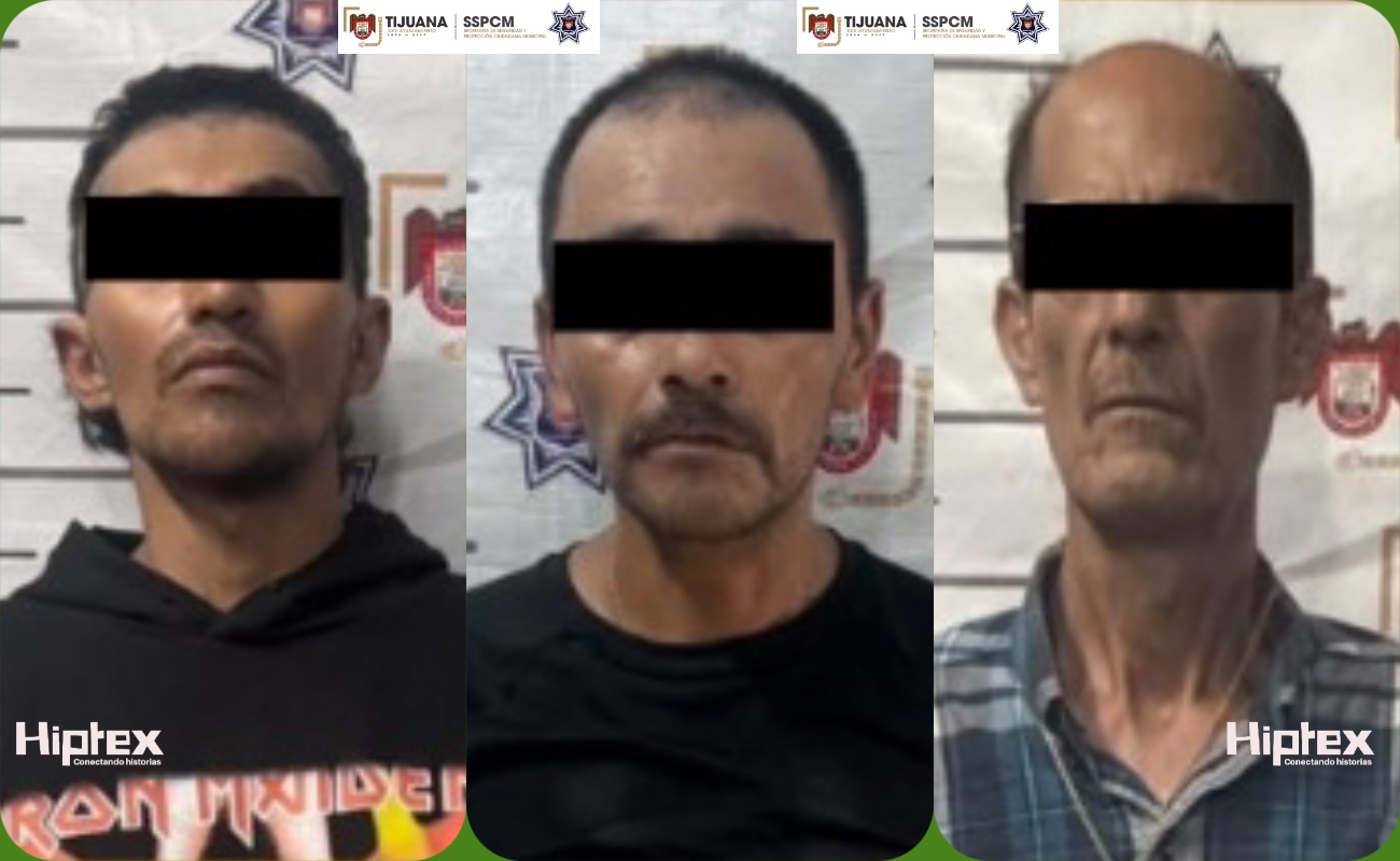 Arrestan a tres sujetos con más de 50 envoltorios de presunta heroína