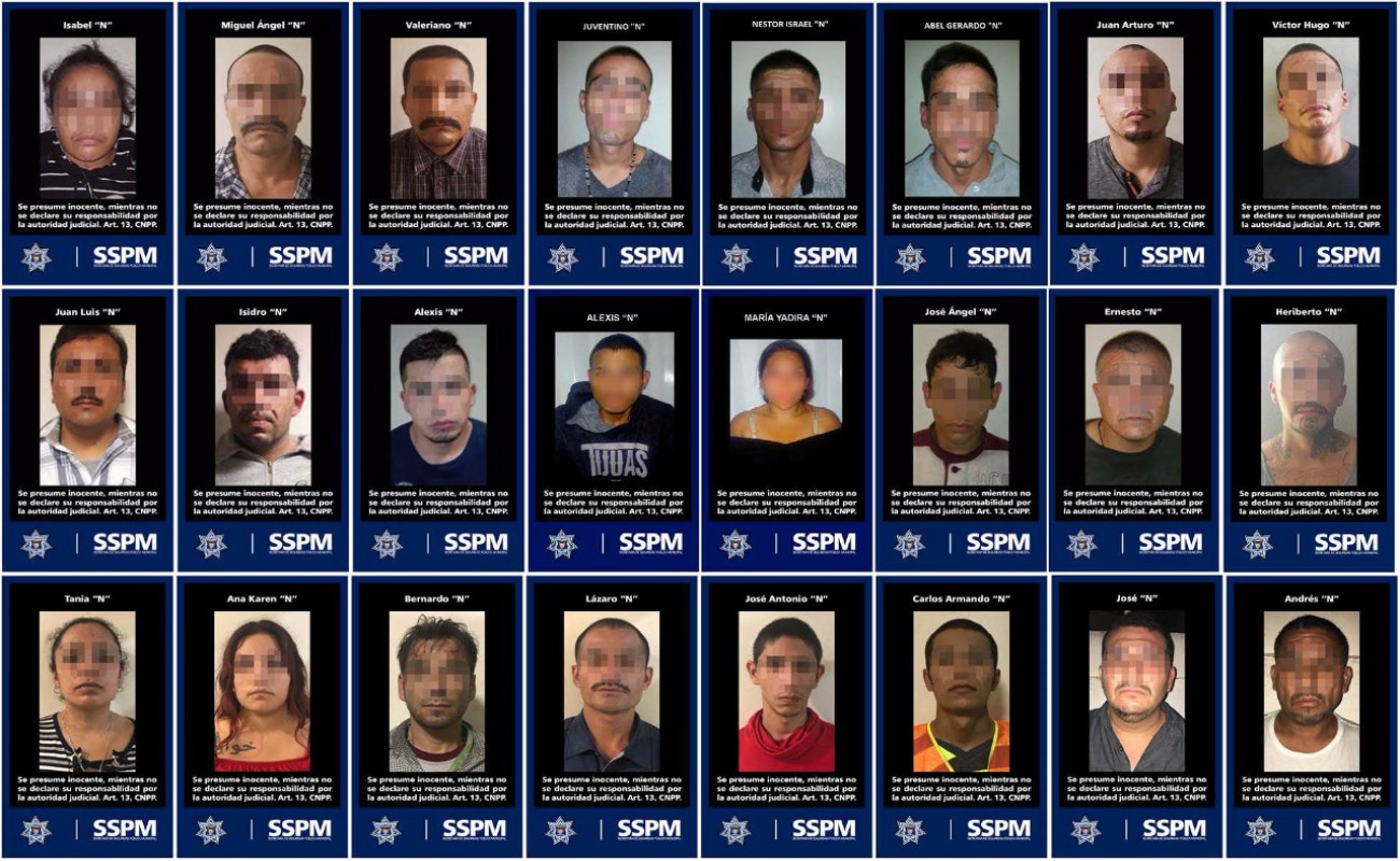 Las 46 personas  aseguradas en posesión de las 29 armas de fuego, fueron turnadas a la autoridad correspondiente quien determinó su situación legal.
