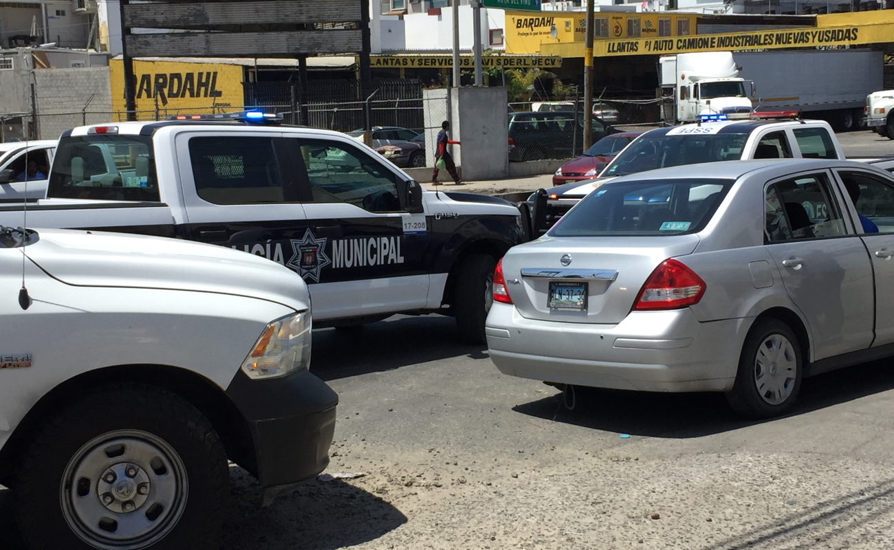 La unidad Uber fue interceptada en la Avenida Juan Ojeda Robles.