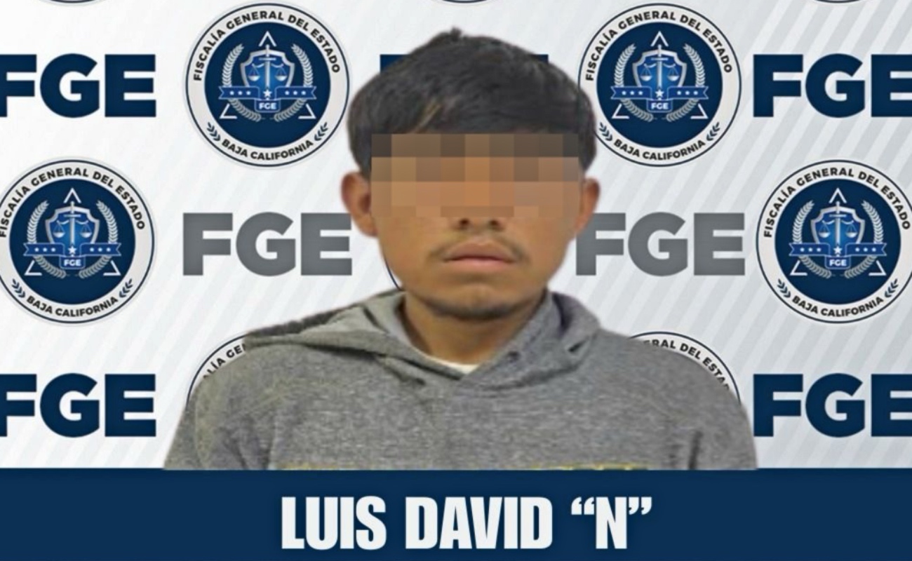Luis David “N” fue vinculado a proceso por narcomenudeo tras ser detenido con metanfetamina en San Quintín.
