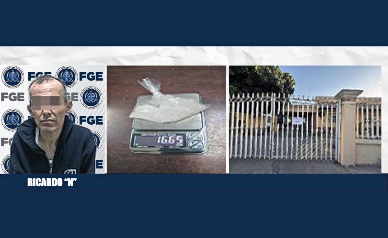 Ricardo “N” fue detenido en Nueva Esperanza por presunto narcomenudeo tras un cateo.