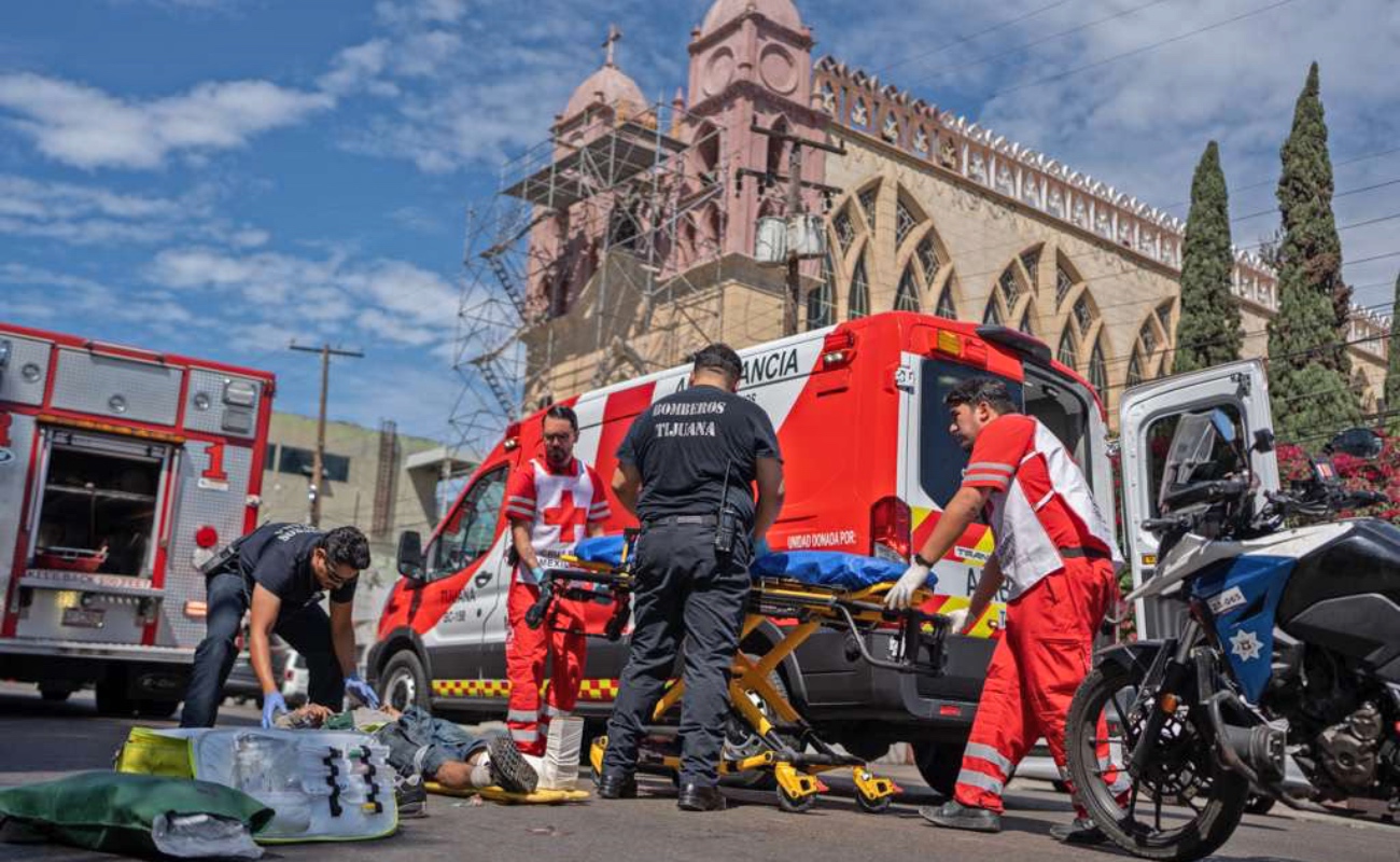 Tras ser estabilizado, el hombre fue trasladado al Hospital General.