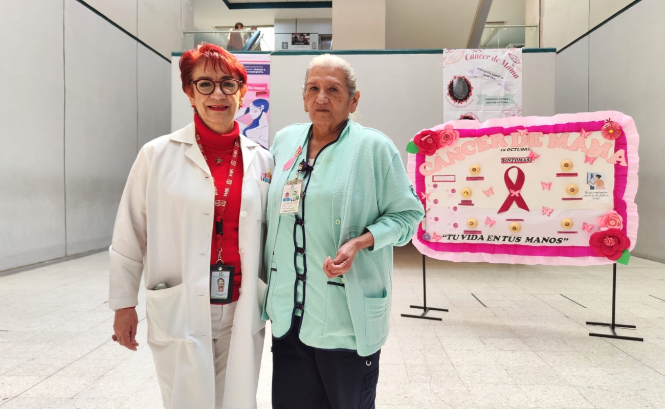 Con la campaña: “Tu vida en tus manos”, IMSS intensifica detección oportuna del cáncer de mama