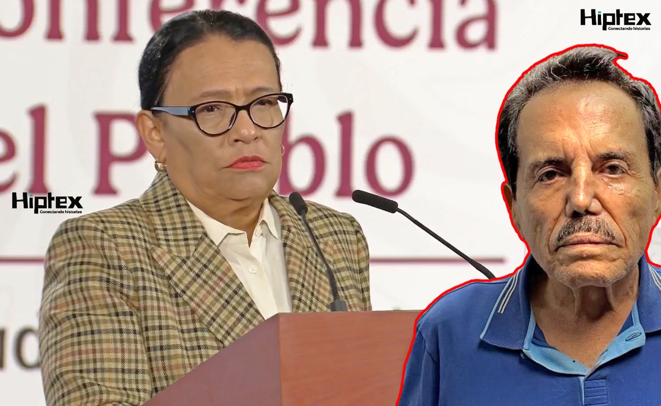 La secretaria de Gobernación, Rosa Icela Rodríguez, encabezó conferencia.
