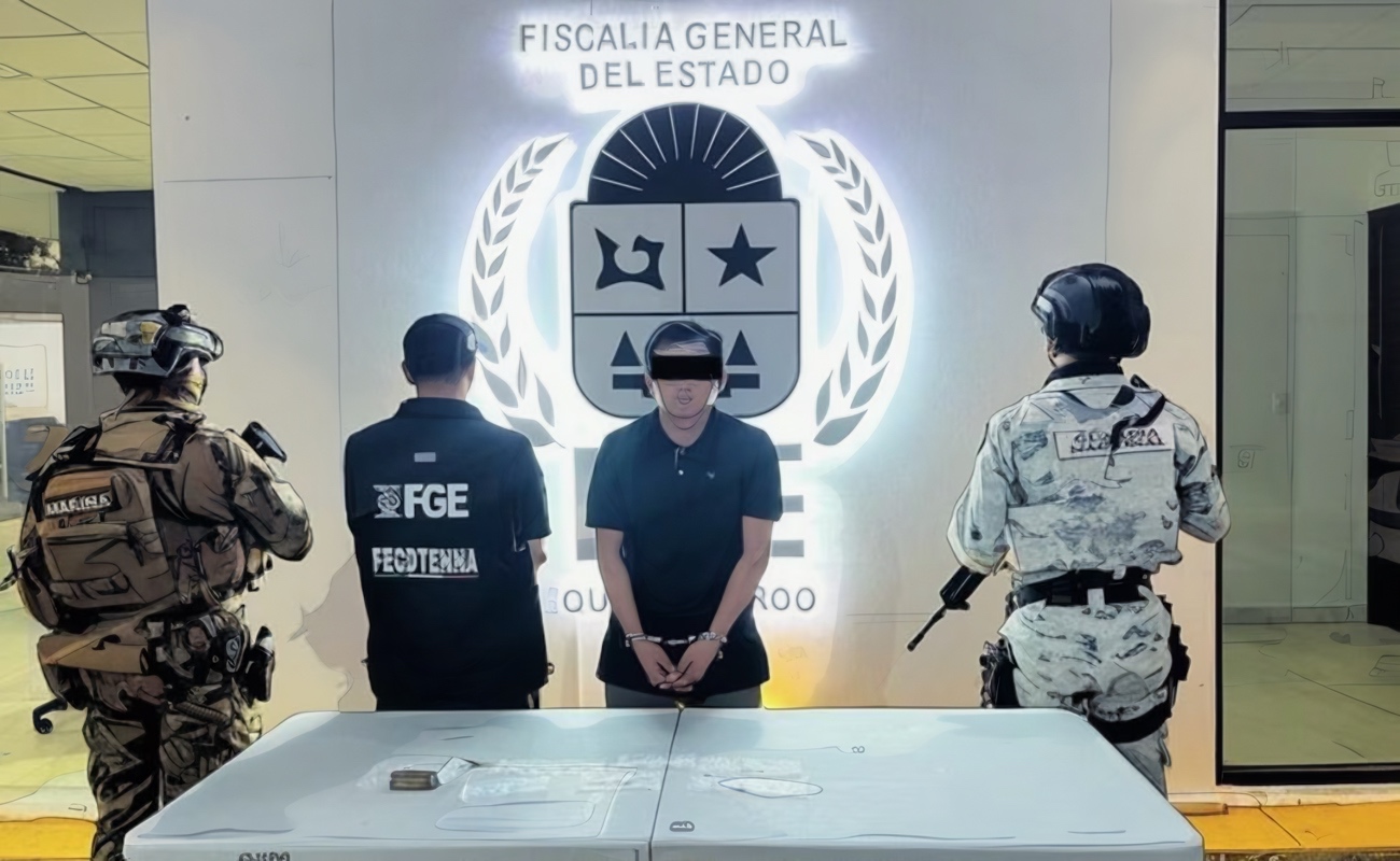 Detienen al “Rambo” en Tulum por trata de personas y narcomenudeo; rescatan a tres víctimas en cuatro cateos