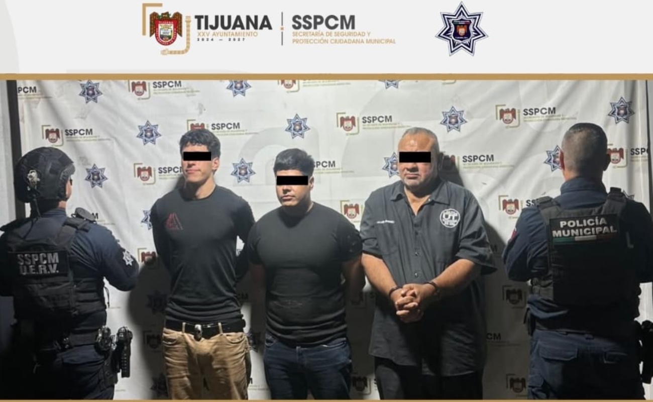 Detiene Policía Municipal de Tijuana a presuntos responsables de doble homicidio en torre comercial