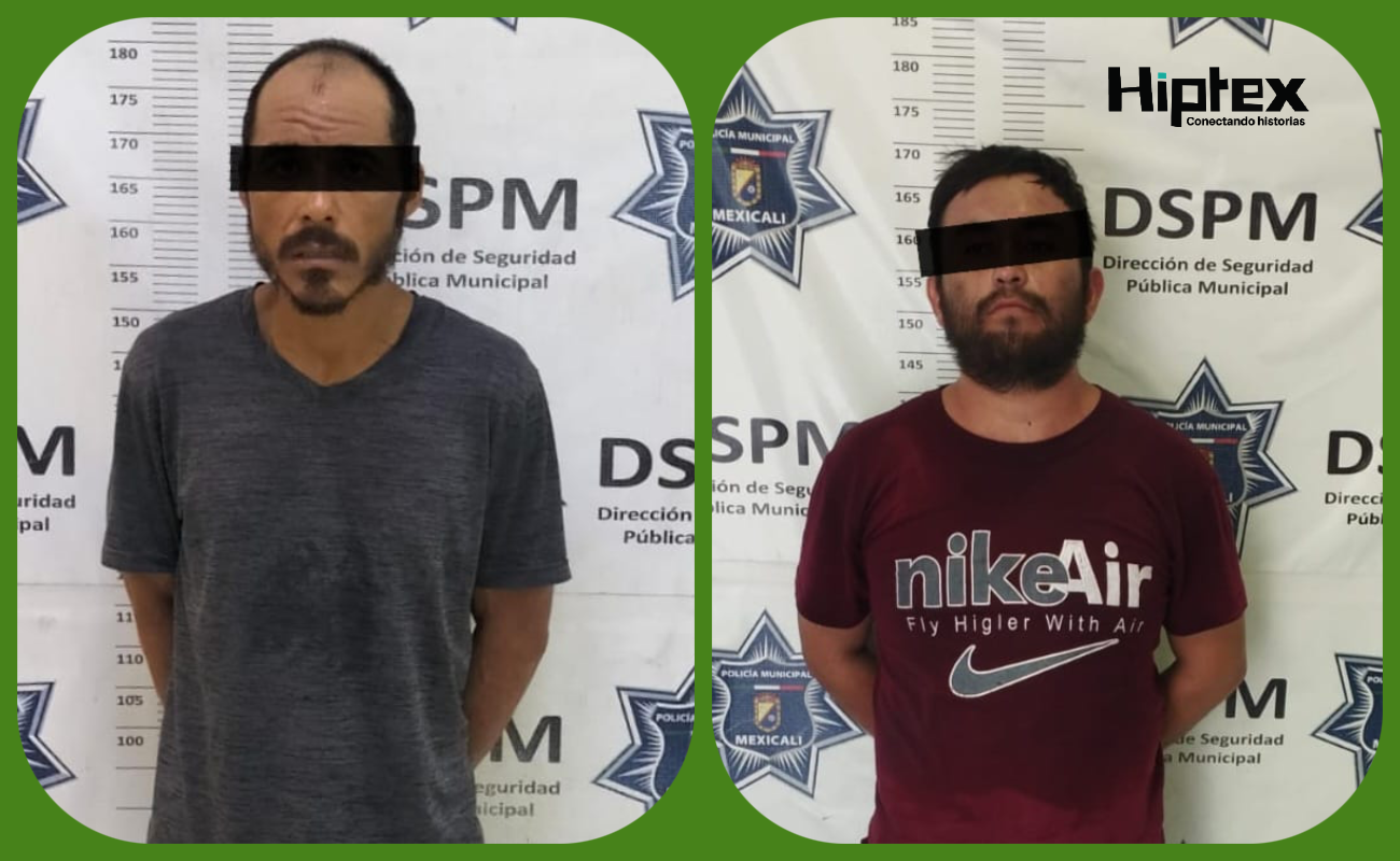 Aseguran a dos hombres prófugos de la justicia en Mexicali