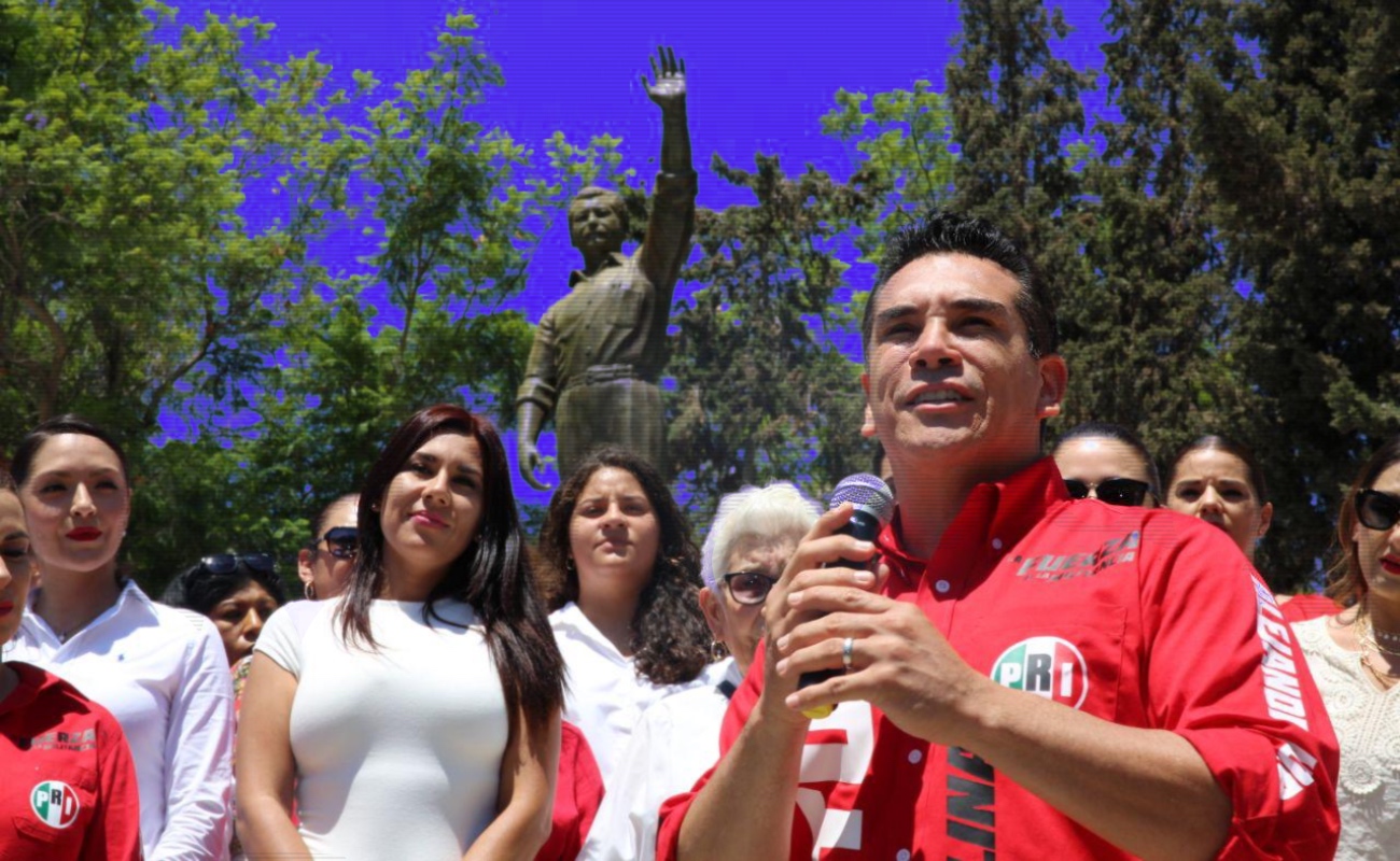 El candidato a la Presidencia Nacional del CEN del PRI realizó su cierre de campaña en Lomas Taurinas.