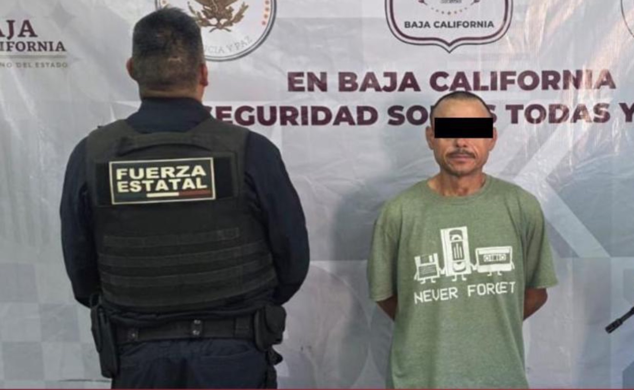 Cornelio “N” fue trasladado, junto con lo asegurado, a las instalaciones de la Fiscalía General de la República (FGR).