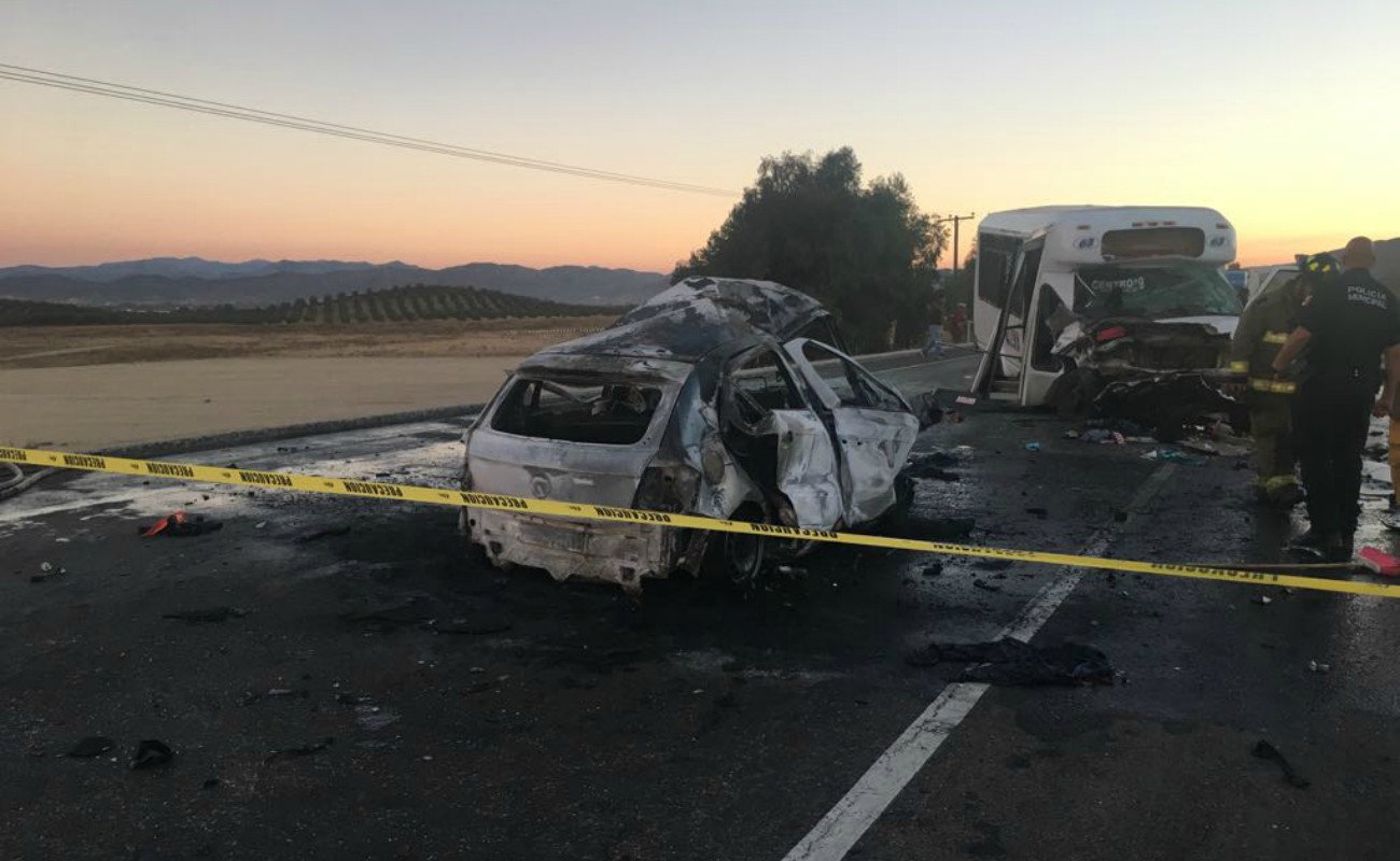 Muere al chocar contra transporte en la Ruta del Vino