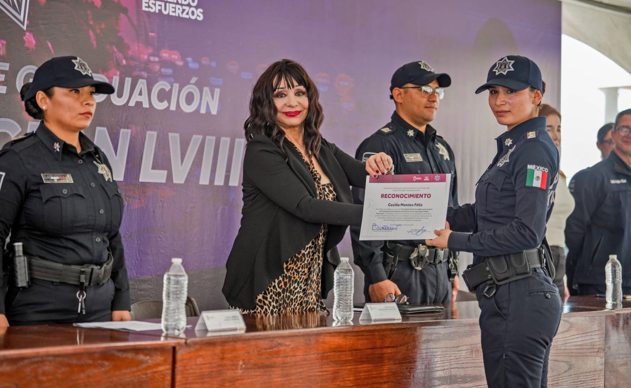 Refuerzan a la policía de Mexicali: se gradúan 21 nuevos agentes